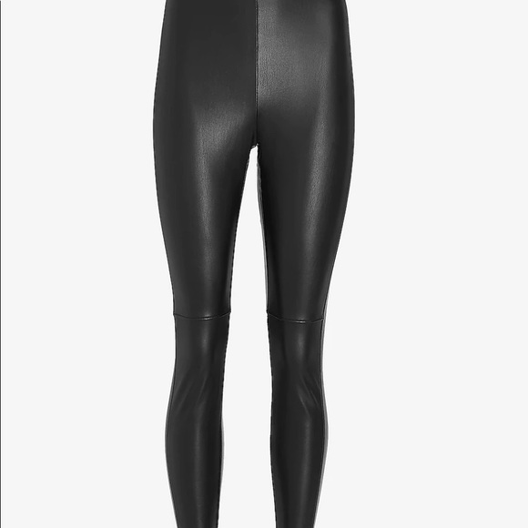 Express Pants & Jumpsuits Express Seamed Vegan Leather Pants Poshmark